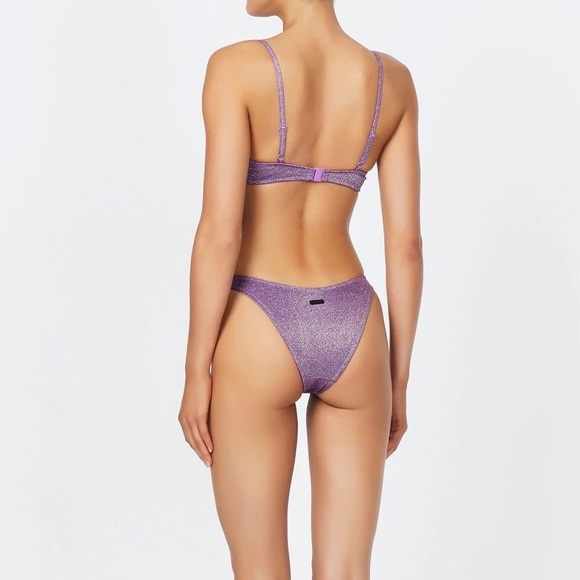 triangl swimwear Swim Triangl Swimwear Mica Violet Sparkle Bikini